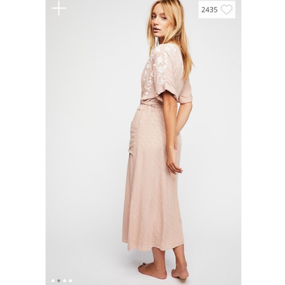 Free People Love To Love You Midi Dress - Picture 2 of 5